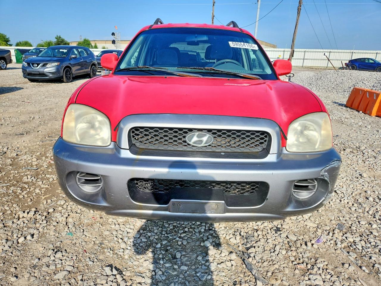 2003 Hyundai Santa Fe Gl Red vin: KM8SB12B93U492883