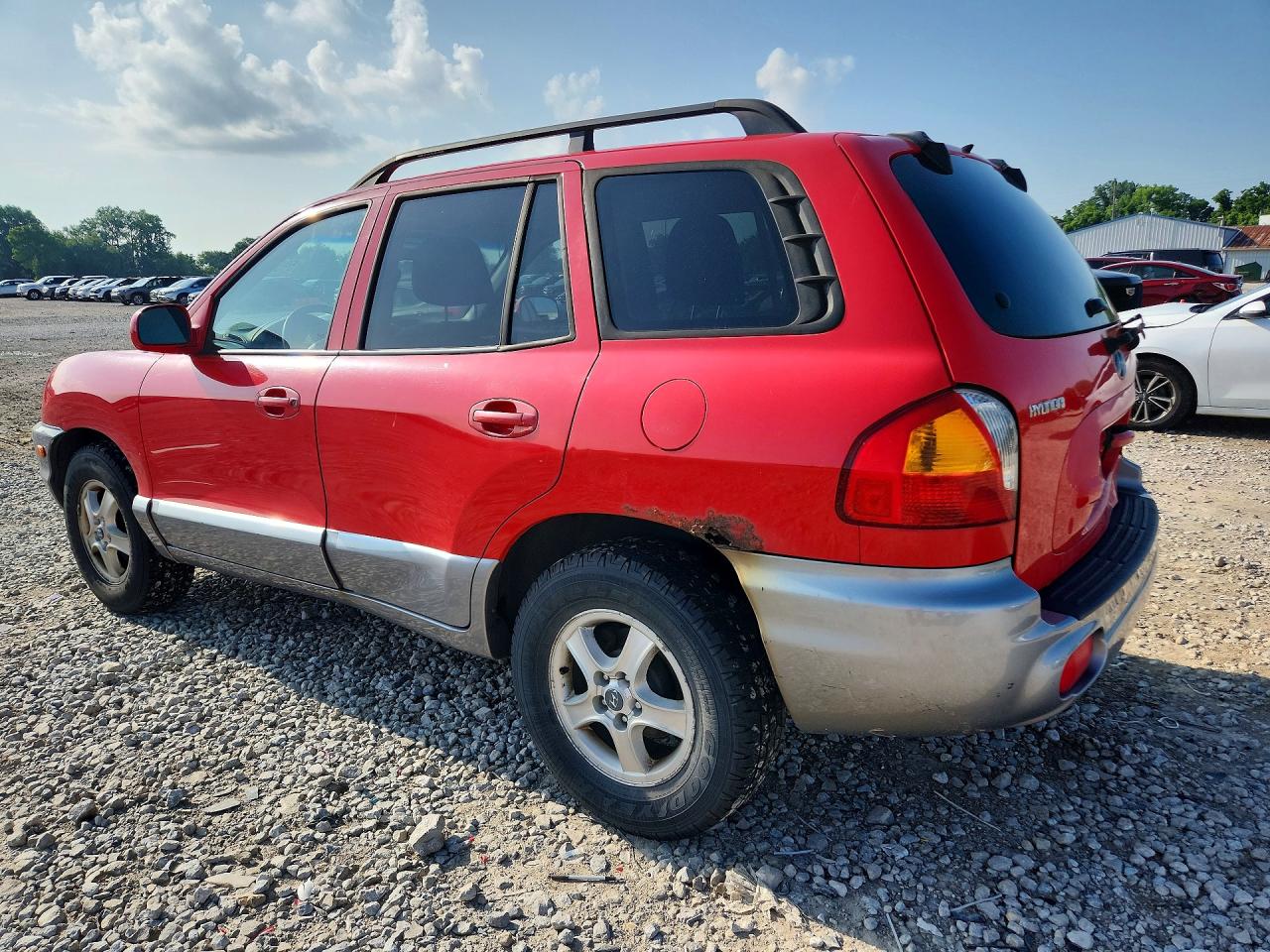 2003 Hyundai Santa Fe Gl Red vin: KM8SB12B93U492883