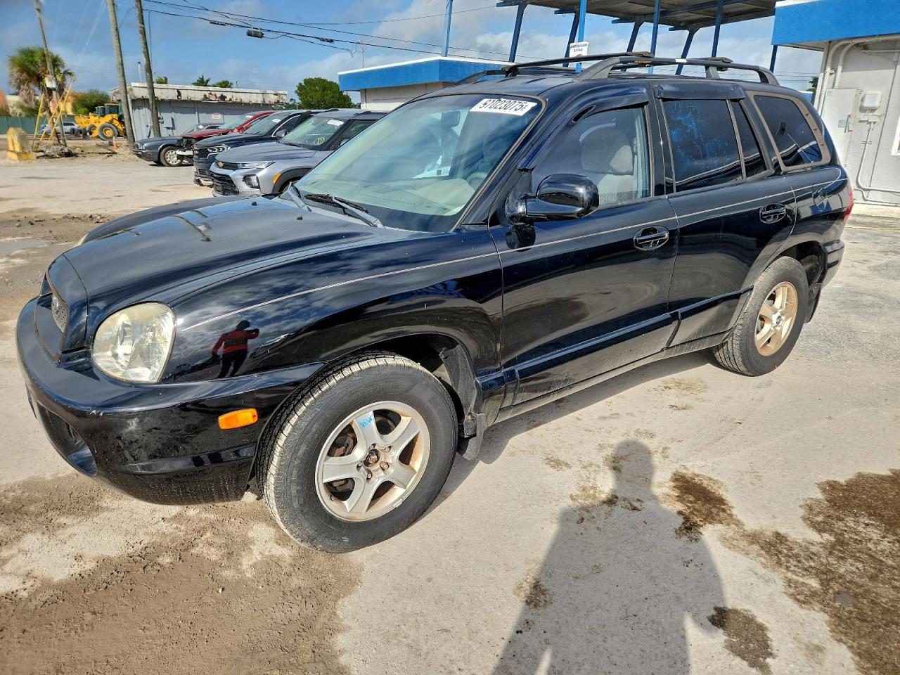 2004 Hyundai Santa Fe Gl Черный vin: KM8SB12B94U607127