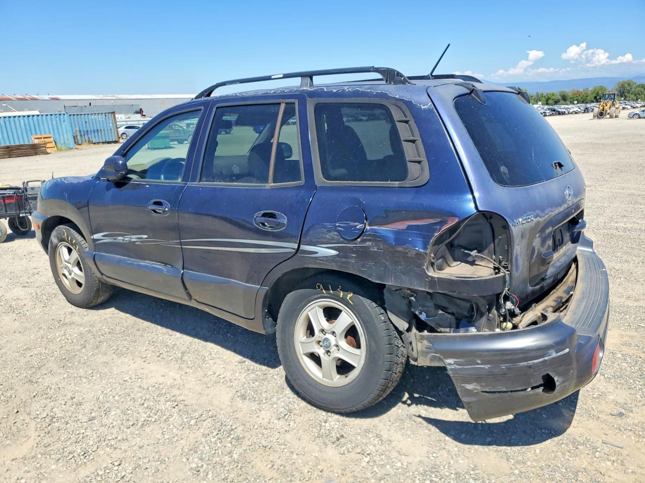 2004 Hyundai Santa Fe Gl Blue vin: KM8SB12BX4U812309