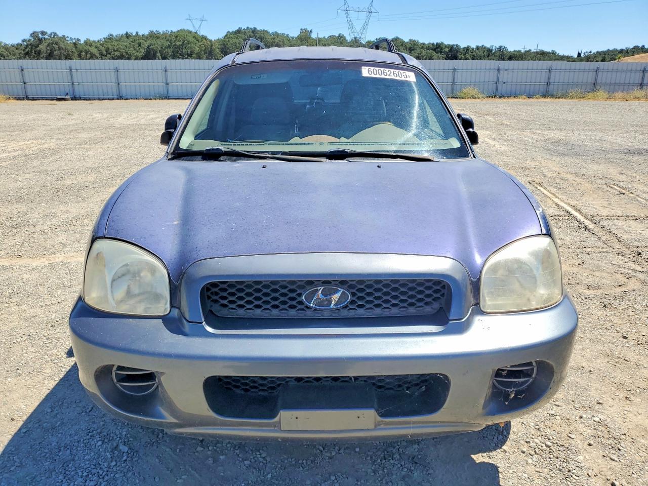 2004 Hyundai Santa Fe Gl Blue vin: KM8SB12BX4U812309