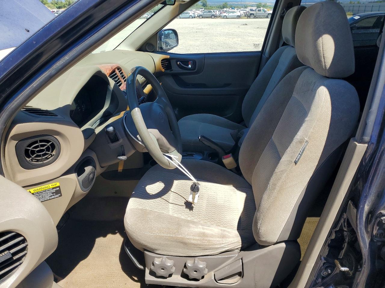 2004 Hyundai Santa Fe Gl Blue vin: KM8SB12BX4U812309