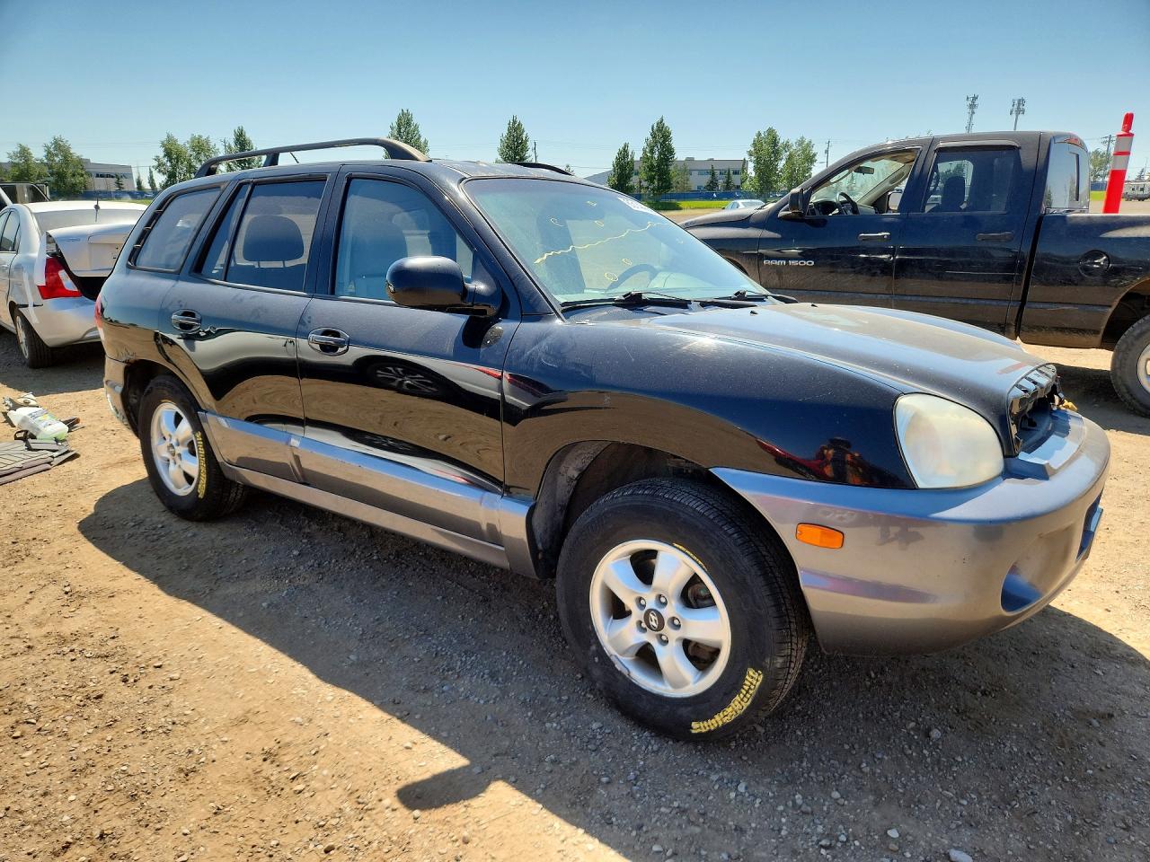 2006 Hyundai Santa Fe Gls Black vin: KM8SB73D06U106066