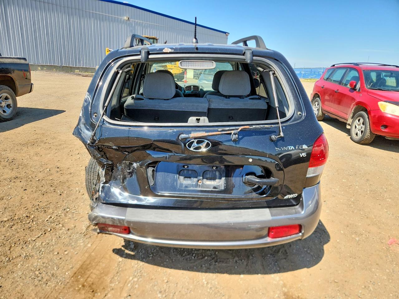 2006 Hyundai Santa Fe Gls Black vin: KM8SB73D06U106066