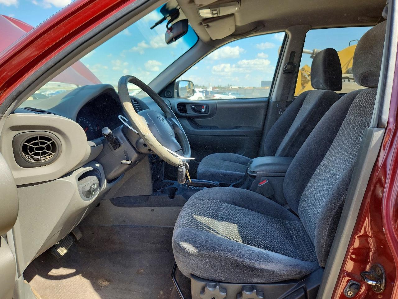2003 Hyundai Santa Fe Red vin: KM8SB73D83U511586