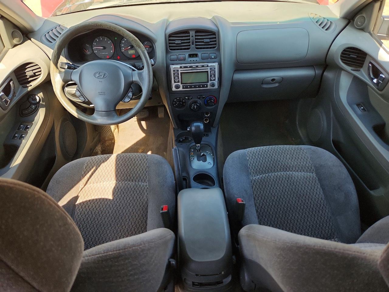 2003 Hyundai Santa Fe Red vin: KM8SB73D83U511586