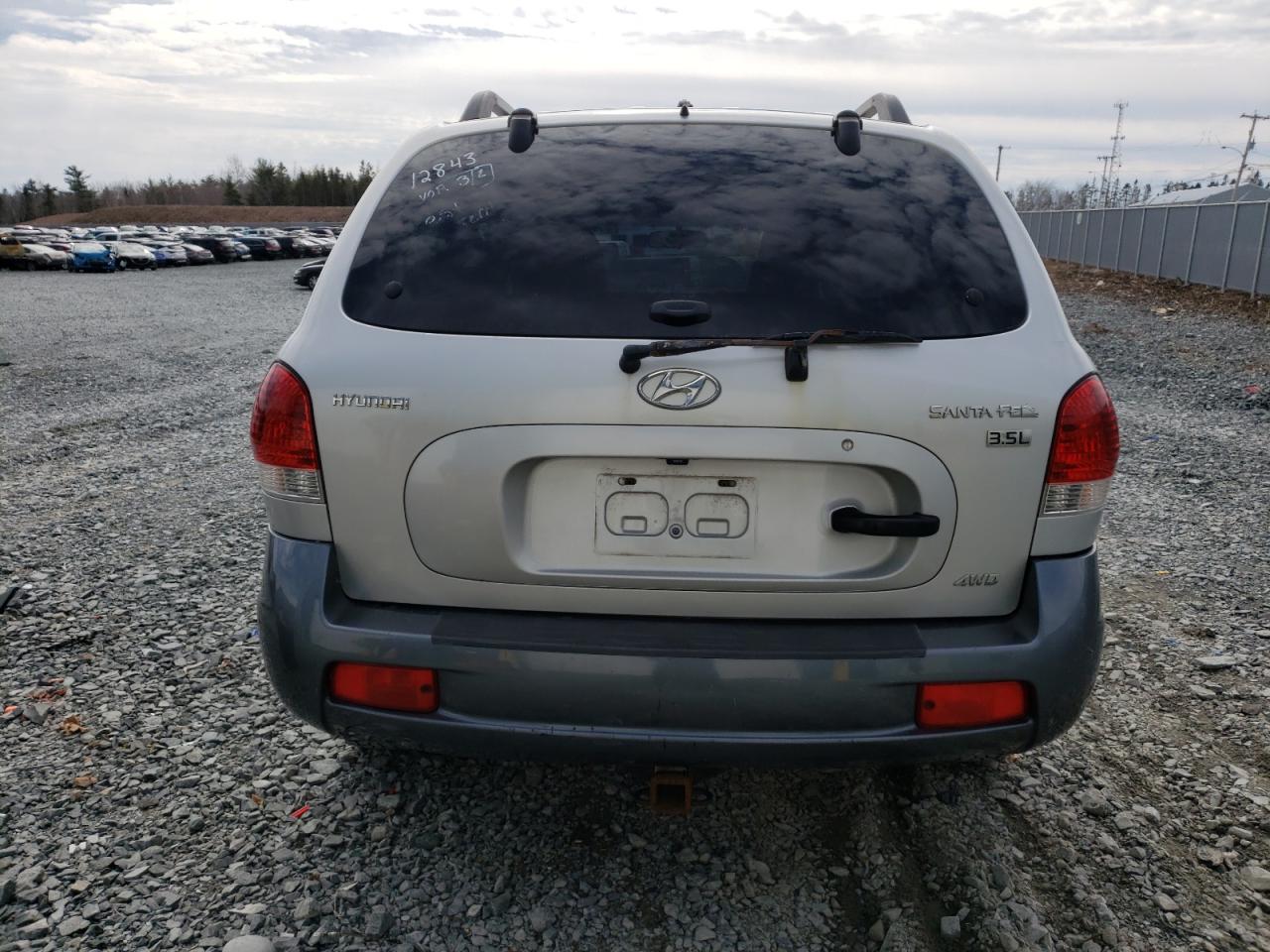 2005 Hyundai Santa Fe Silver vin: KM8SB73E45U913360
