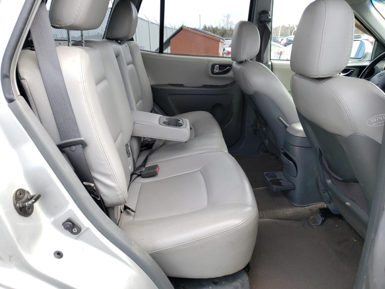 2005 Hyundai Santa Fe Silver vin: KM8SB73E45U913360
