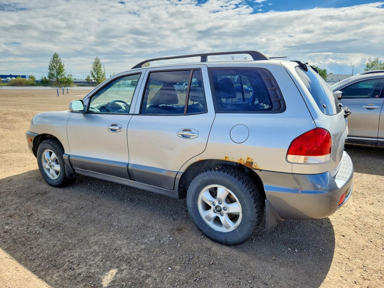 2005 Hyundai Santa Fe Silver vin: KM8SB73E65U902067