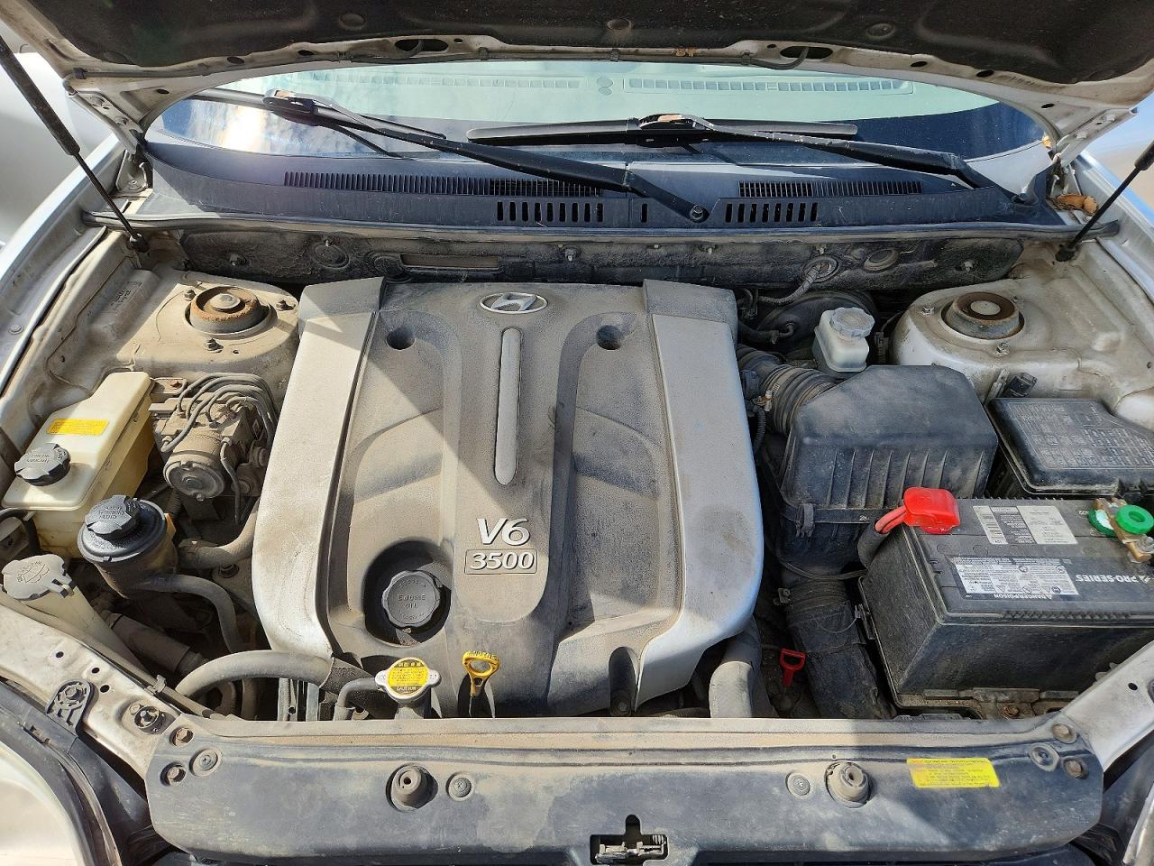2005 Hyundai Santa Fe Silver vin: KM8SB73E65U902067