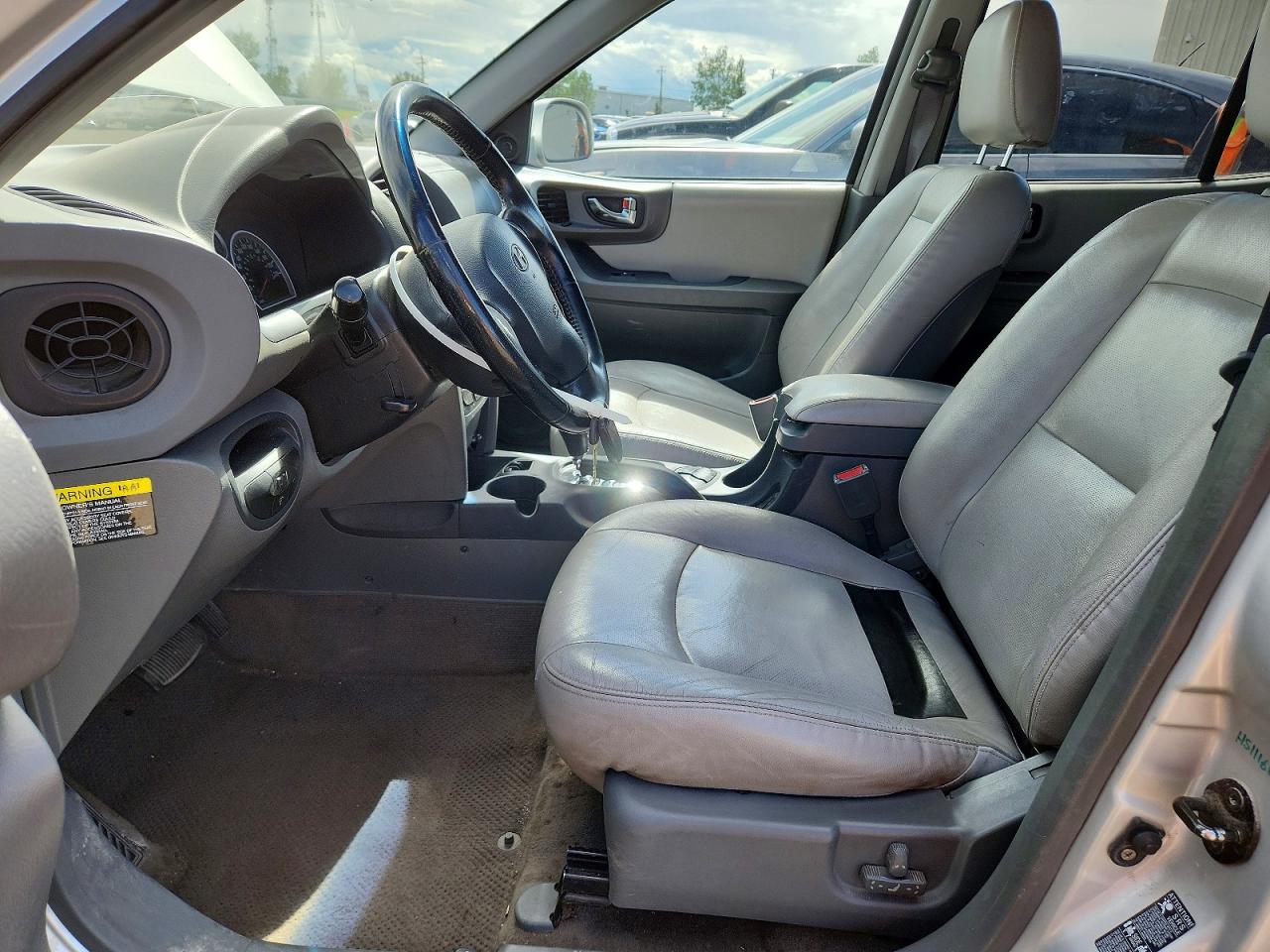 2005 Hyundai Santa Fe Silver vin: KM8SB73E65U902067