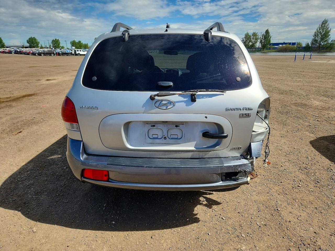 2005 Hyundai Santa Fe Silver vin: KM8SB73E65U902067