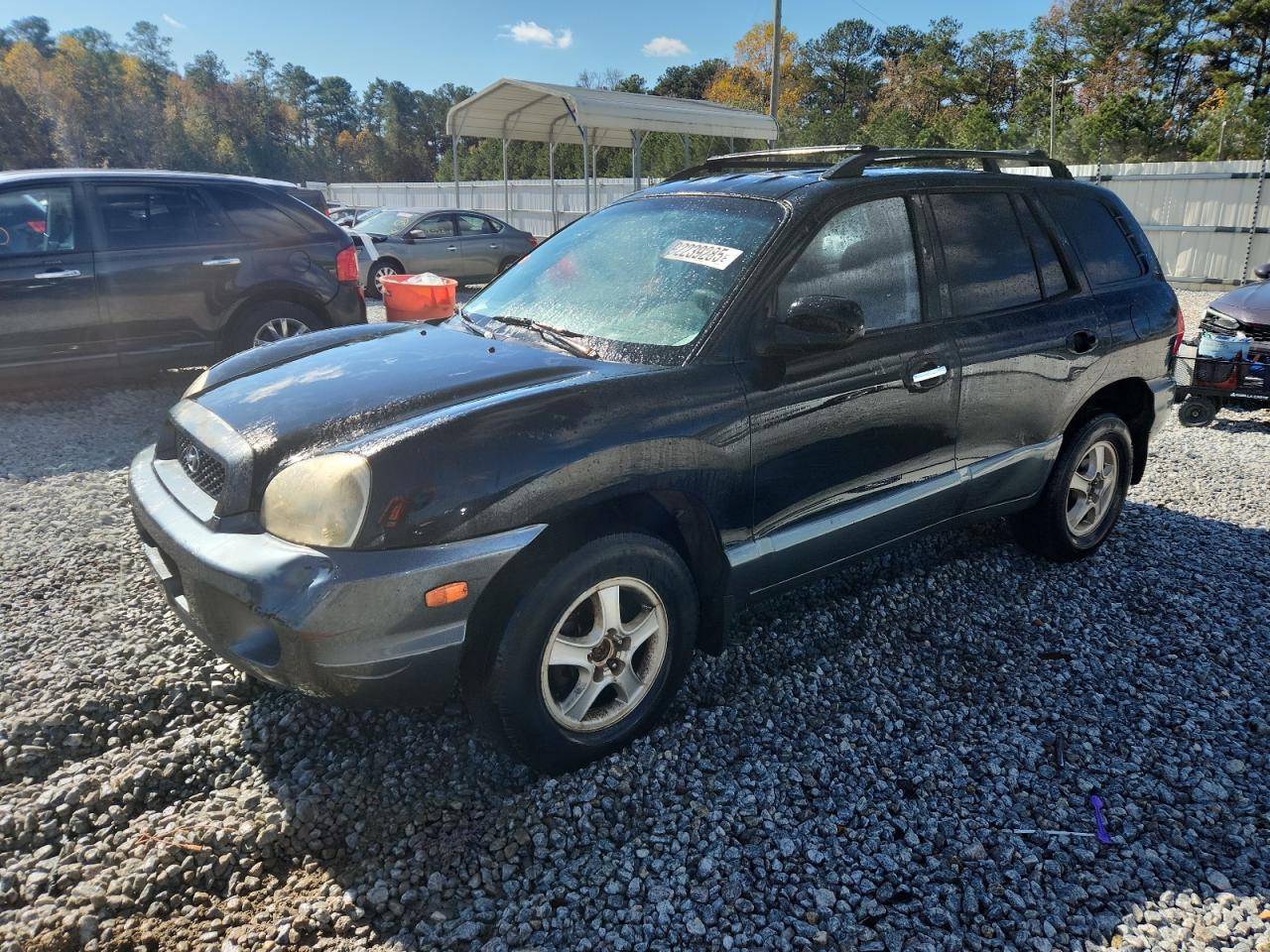 2001 Hyundai Santa Fe Black vin: KM8SB82B41U106019