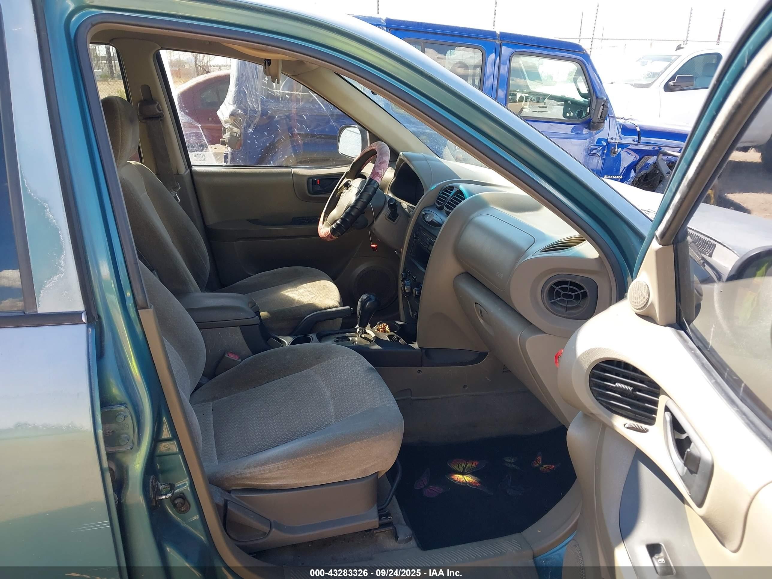 2001 Hyundai Santa Fe 2.4l/2.4l Gl Green vin: KM8SB82B61U057826