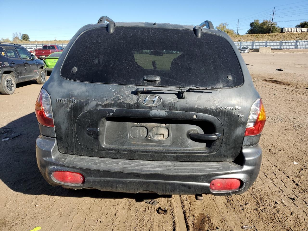 2002 Hyundai Santa Fe Gls Black vin: KM8SC13D02U305249