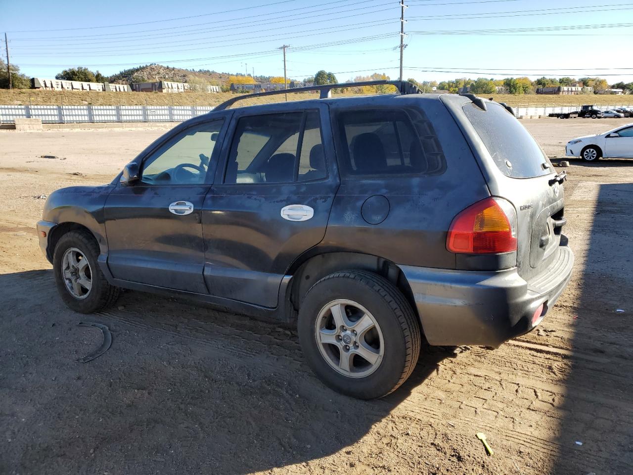 2002 Hyundai Santa Fe Gls Black vin: KM8SC13D02U305249
