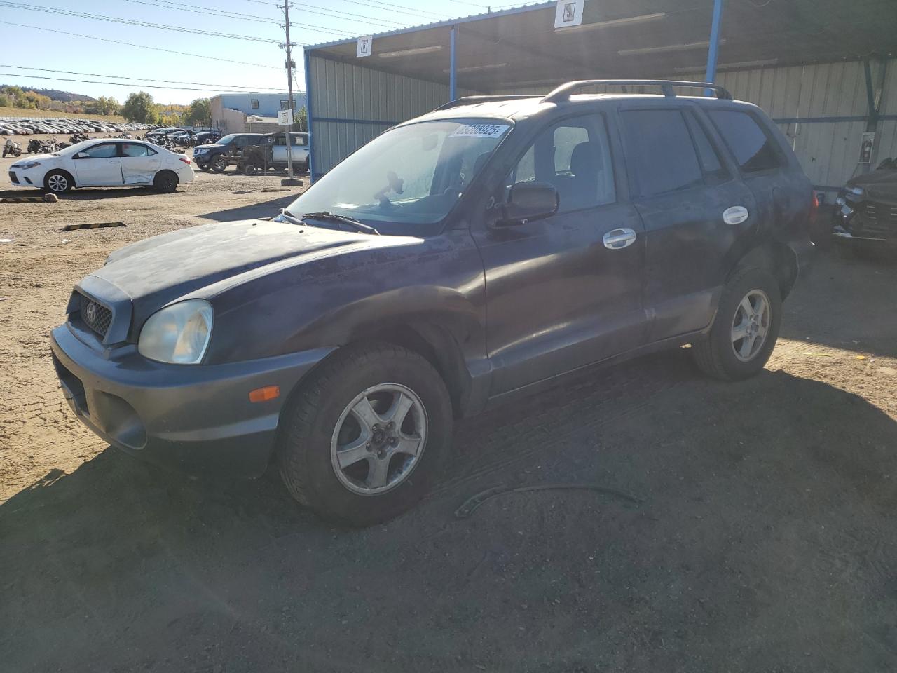 2002 Hyundai Santa Fe Gls Black vin: KM8SC13D02U305249