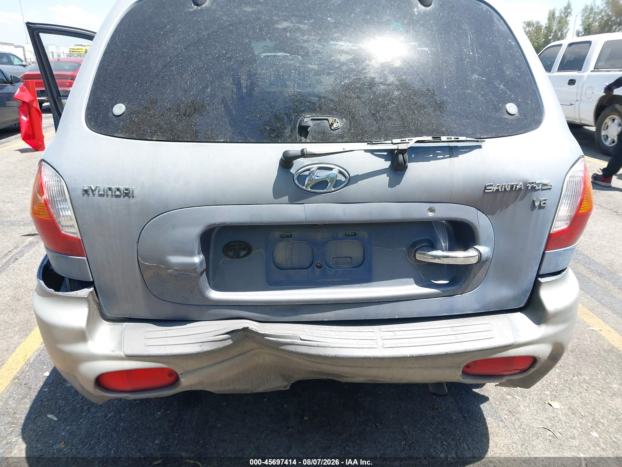 2003 Hyundai Santa Fe Gls/lx Gray vin: KM8SC13D03U345591