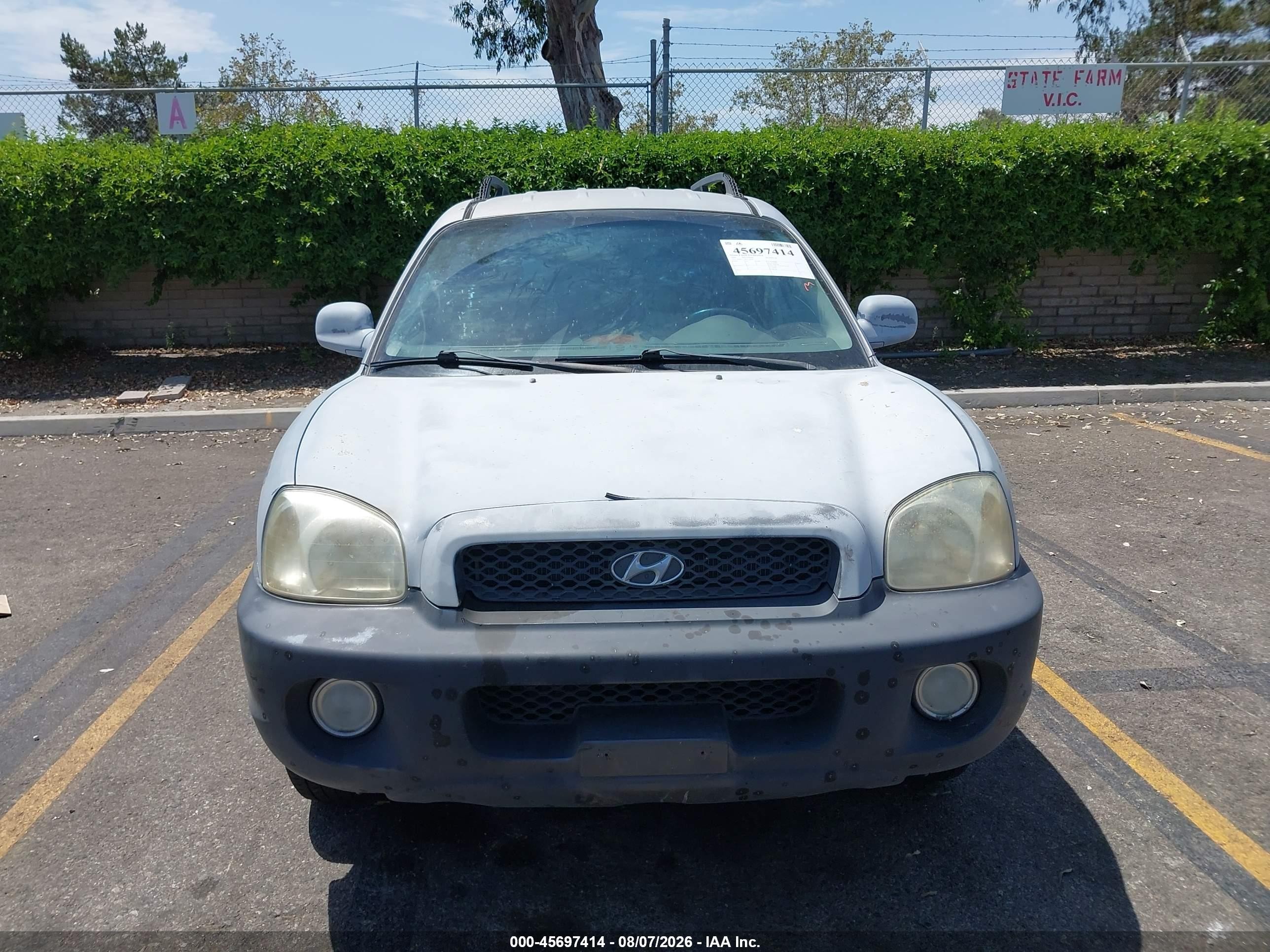 2003 Hyundai Santa Fe Gls/lx Gray vin: KM8SC13D03U345591