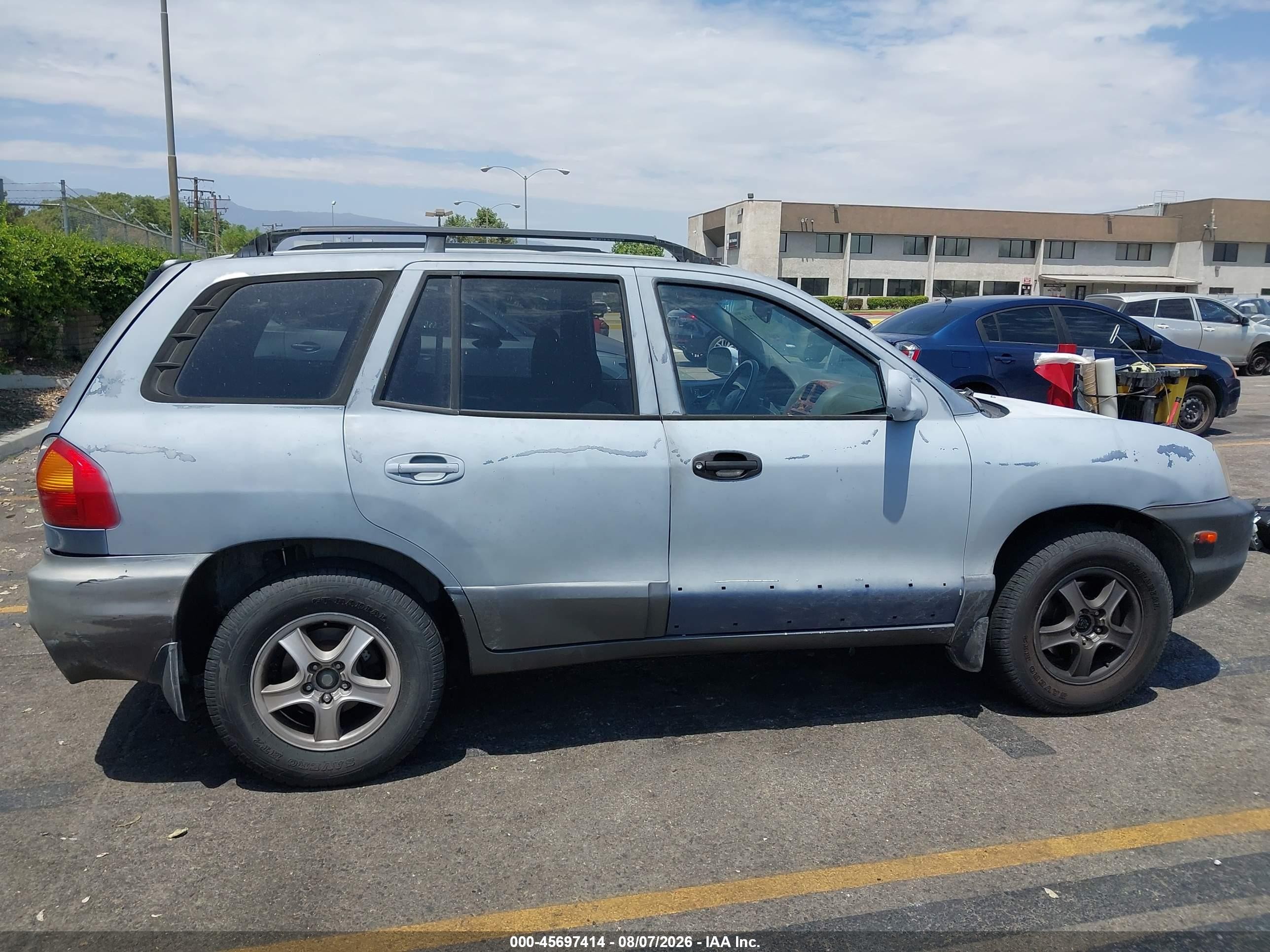 2003 Hyundai Santa Fe Gls/lx Gray vin: KM8SC13D03U345591