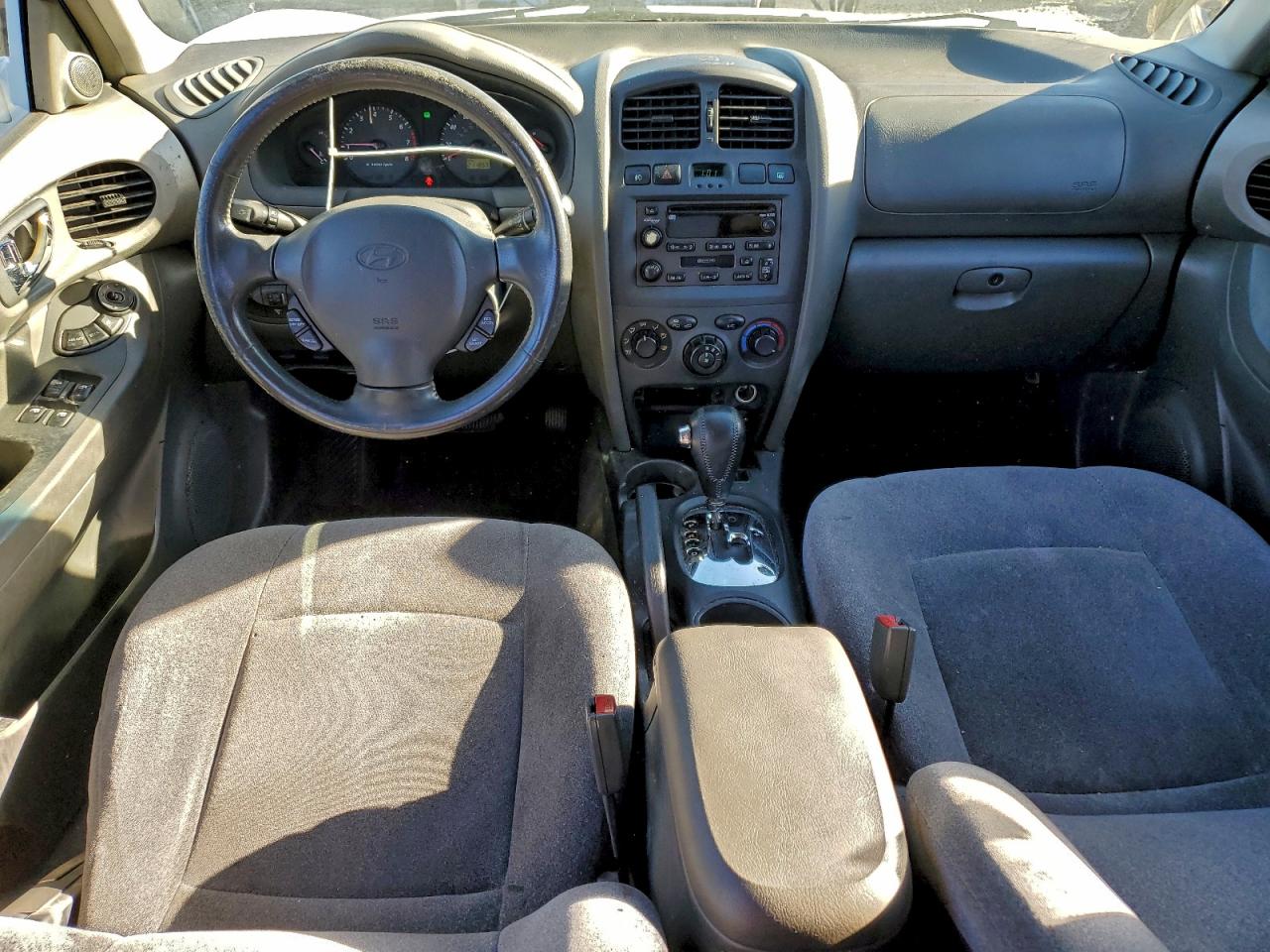 2003 Hyundai Santa Fe Gls White vin: KM8SC13D03U478013