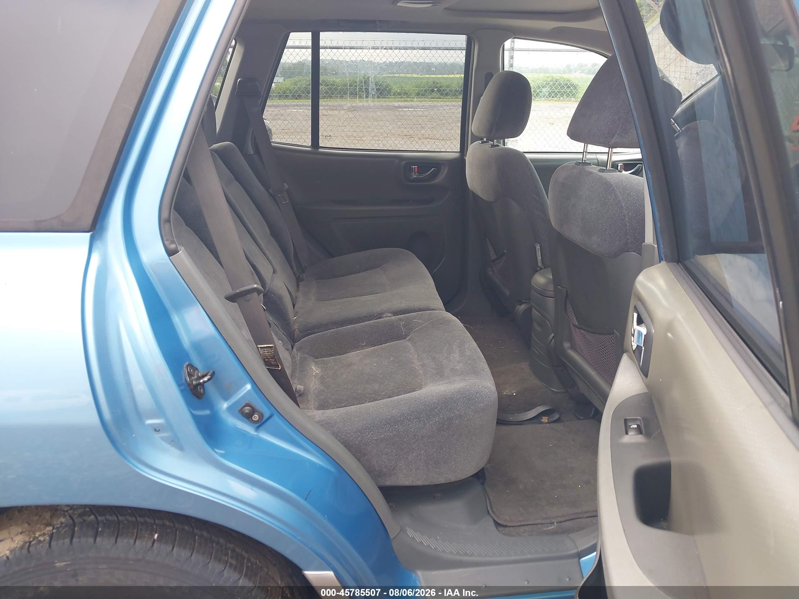 2003 Hyundai Santa Fe Gls/lx Blue vin: KM8SC13D03U505470