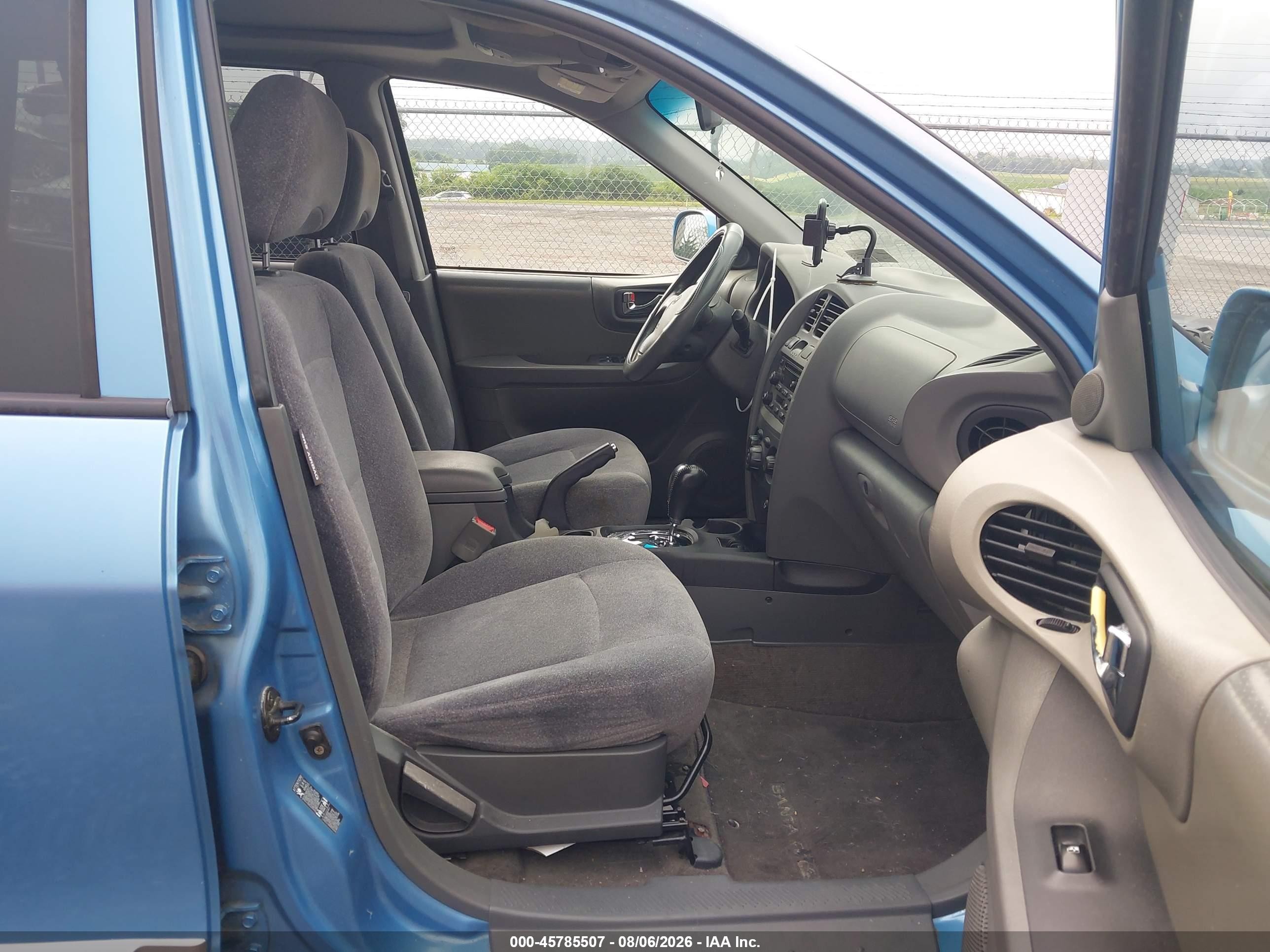 2003 Hyundai Santa Fe Gls/lx Blue vin: KM8SC13D03U505470