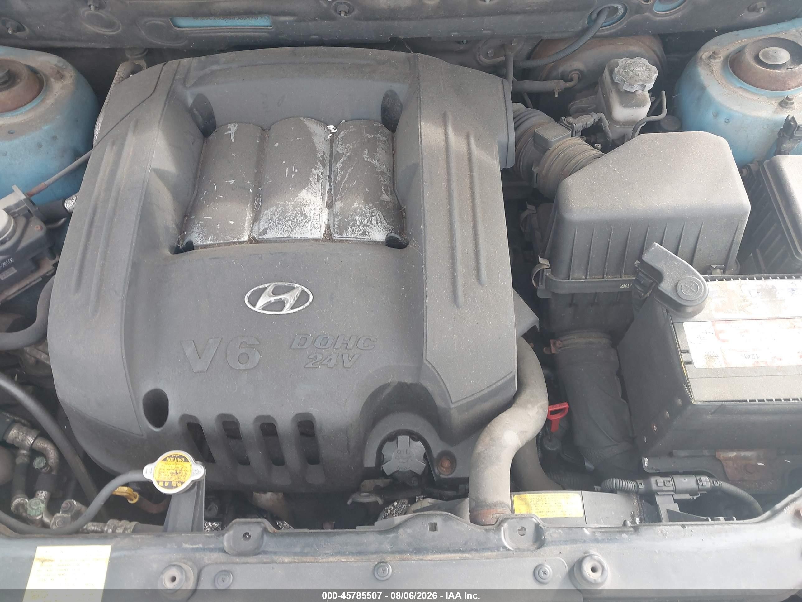 2003 Hyundai Santa Fe Gls/lx Blue vin: KM8SC13D03U505470