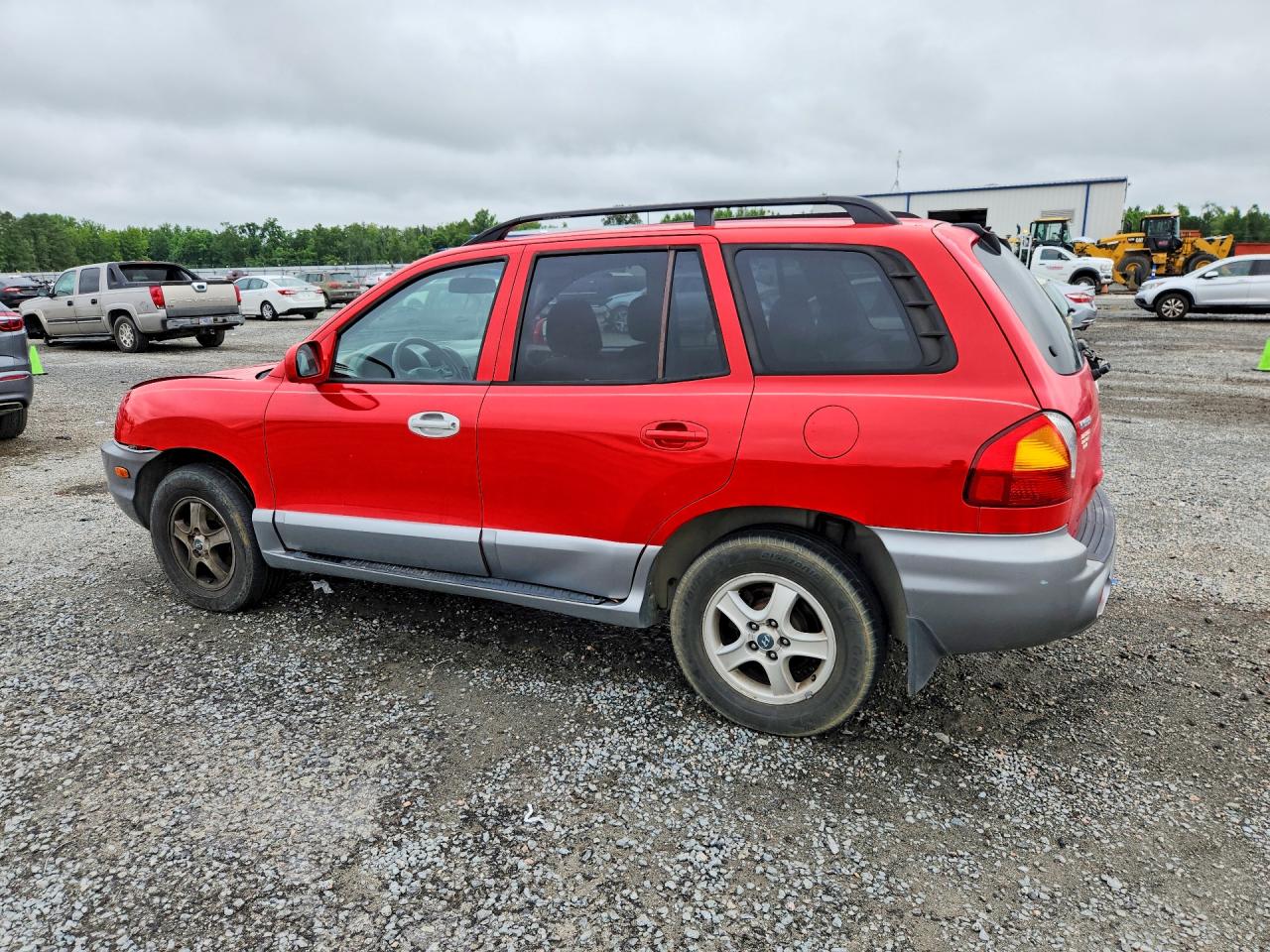 2003 Hyundai Santa Fe Gls Red vin: KM8SC13D03U549372