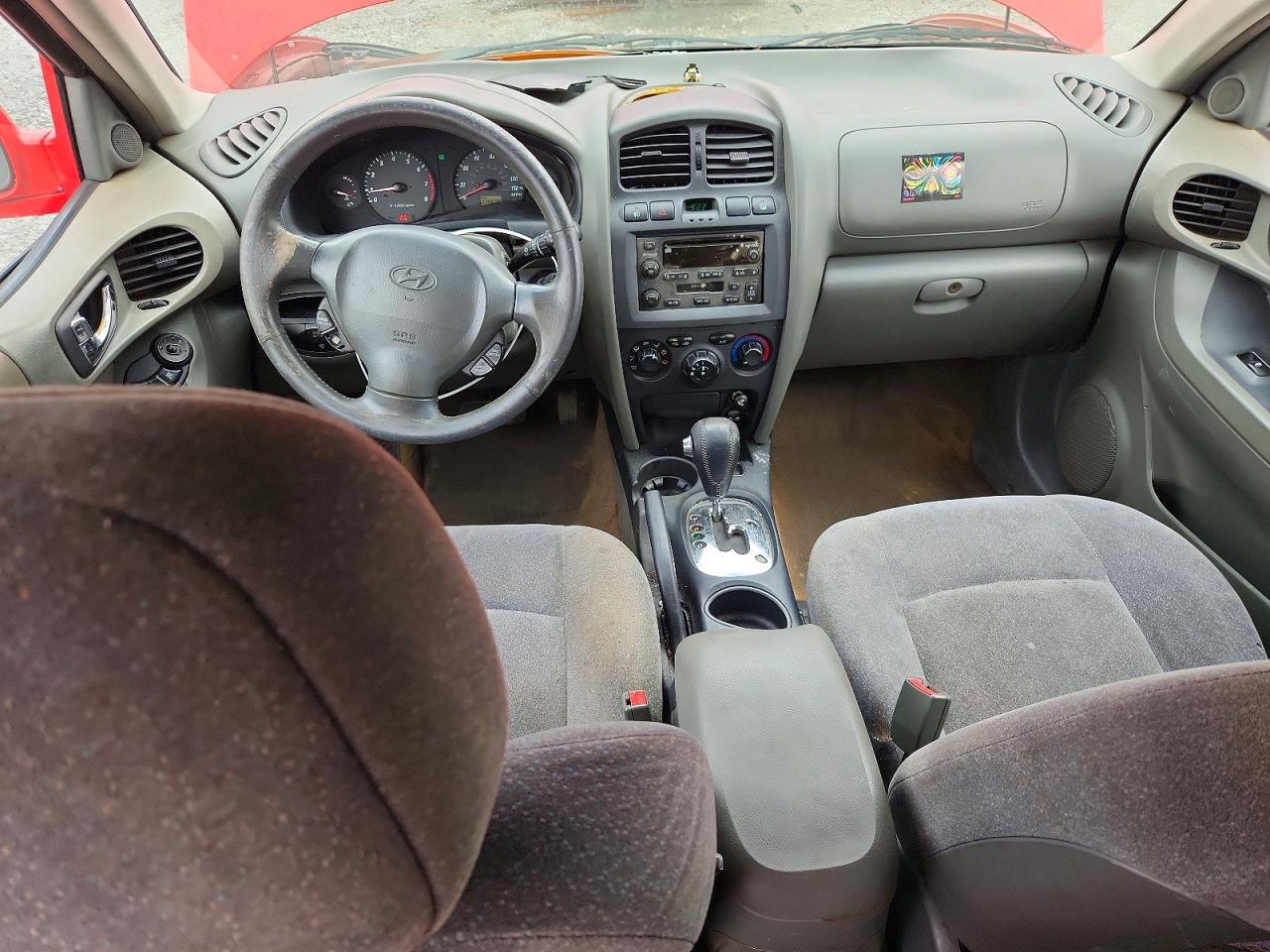 2003 Hyundai Santa Fe Gls Red vin: KM8SC13D03U549372
