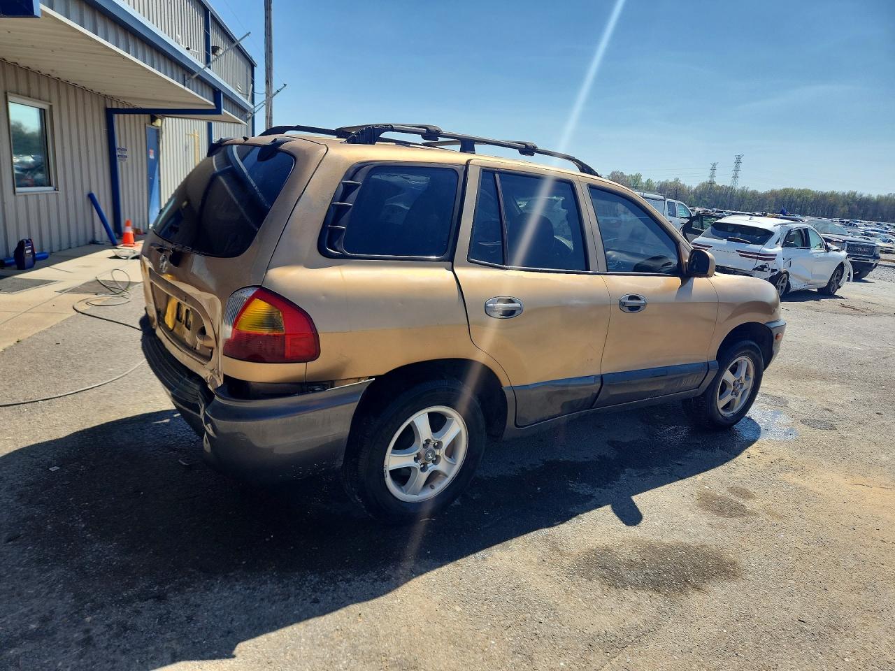 2004 Hyundai Santa Fe Gls Tan vin: KM8SC13D04U593034