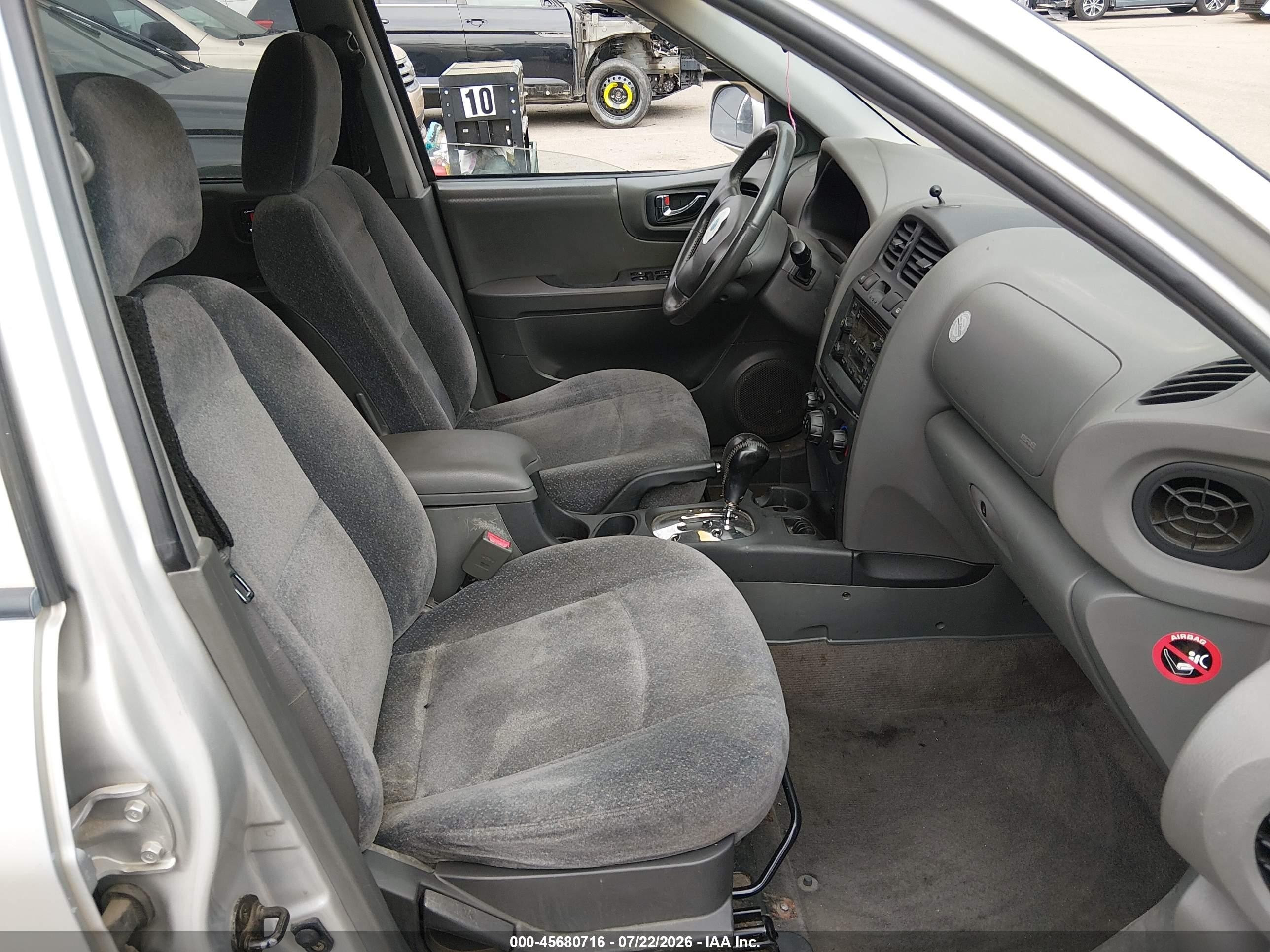 2004 Hyundai Santa Fe Gls Gray vin: KM8SC13D04U692016