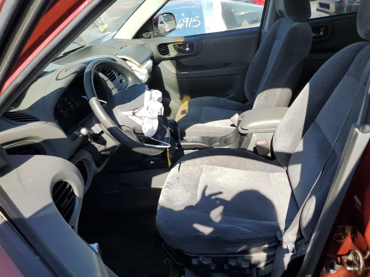 2004 Hyundai Santa Fe Gls Red vin: KM8SC13D04U720333