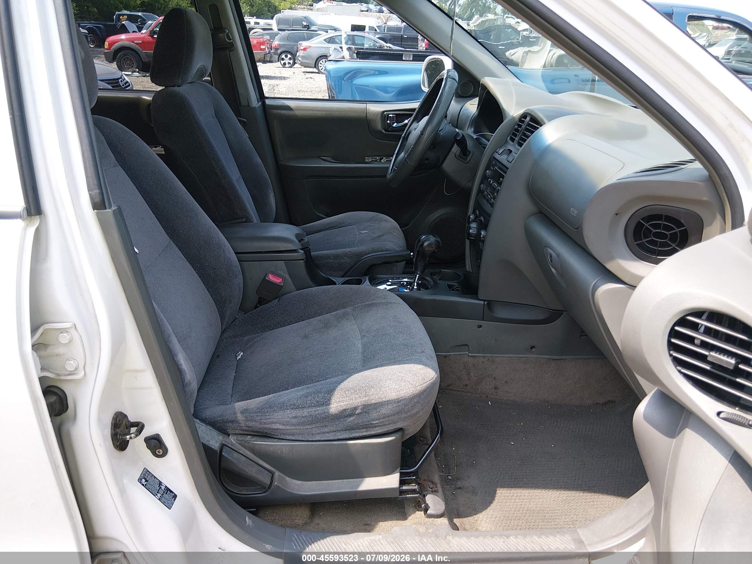 2004 Hyundai Santa Fe Gls White vin: KM8SC13D04U754319