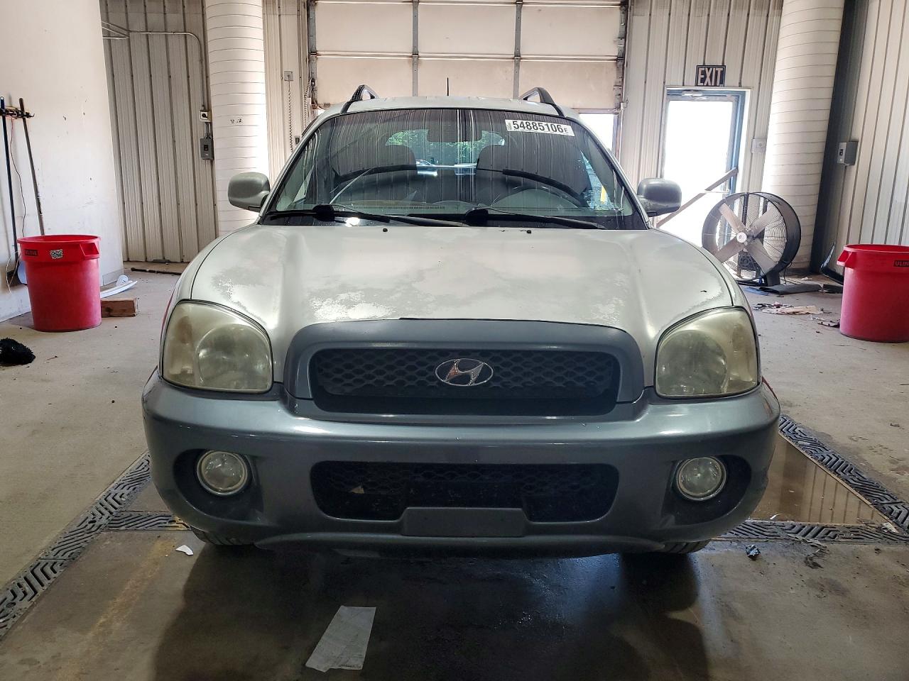 2004 Hyundai Santa Fe Gls Серебряный vin: KM8SC13D04U783660