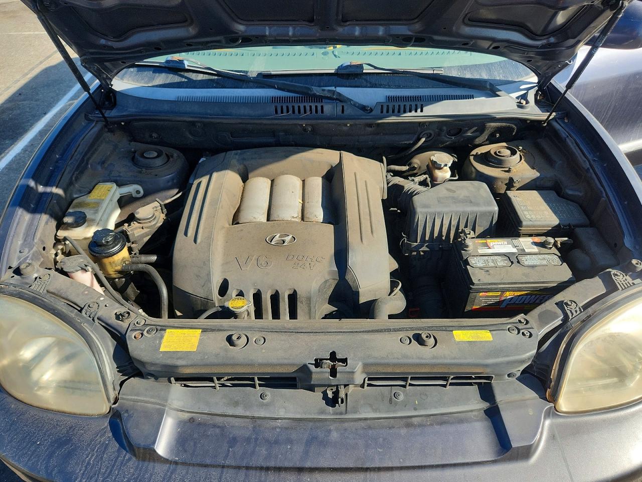 2005 Hyundai Santa Fe Gls Blue vin: KM8SC13D05U874557