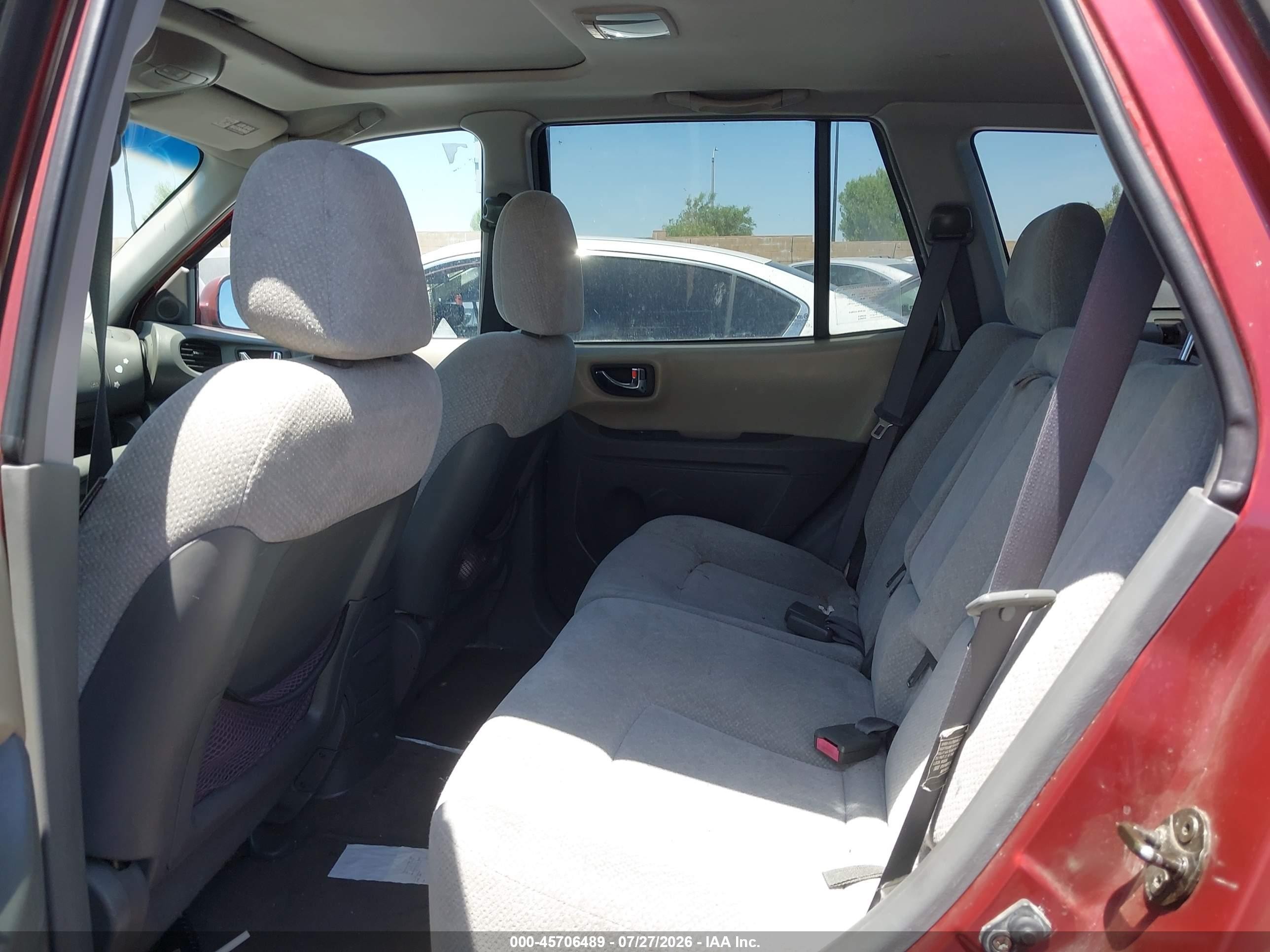 2005 Hyundai Santa Fe Gls Burgundy vin: KM8SC13D05U931260
