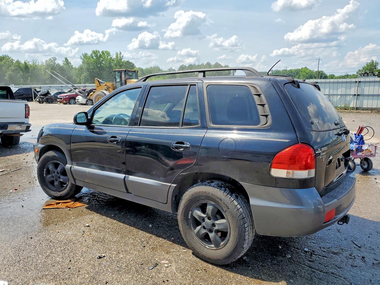 2006 Hyundai Santa Fe Gls Black vin: KM8SC13D06U050141