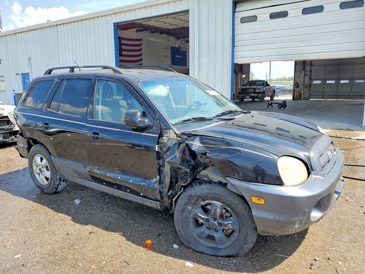 2006 Hyundai Santa Fe Gls Black vin: KM8SC13D06U050141