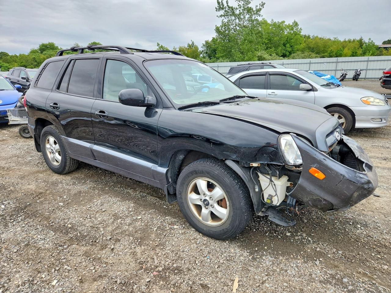 2006 Hyundai Santa Fe Gls Black vin: KM8SC13D06U091675