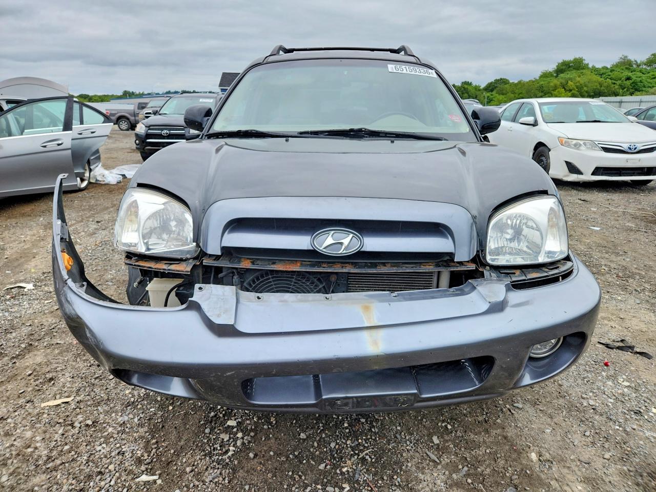 2006 Hyundai Santa Fe Gls Black vin: KM8SC13D06U091675