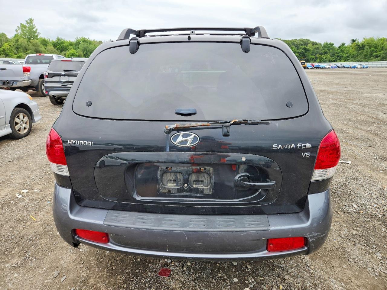 2006 Hyundai Santa Fe Gls Black vin: KM8SC13D06U091675