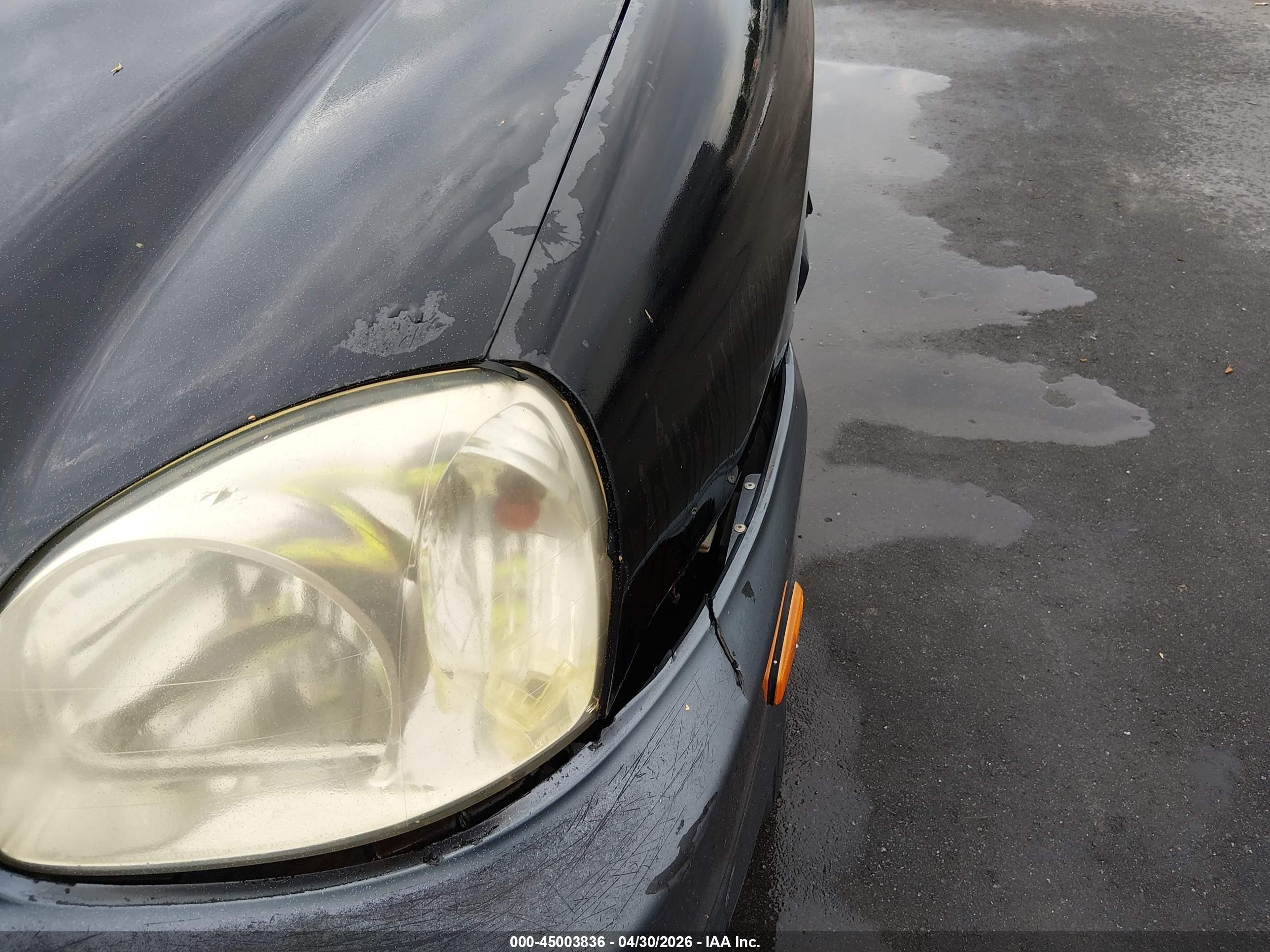 2002 Hyundai Santa Fe Gls/lx Black vin: KM8SC13D12U149643