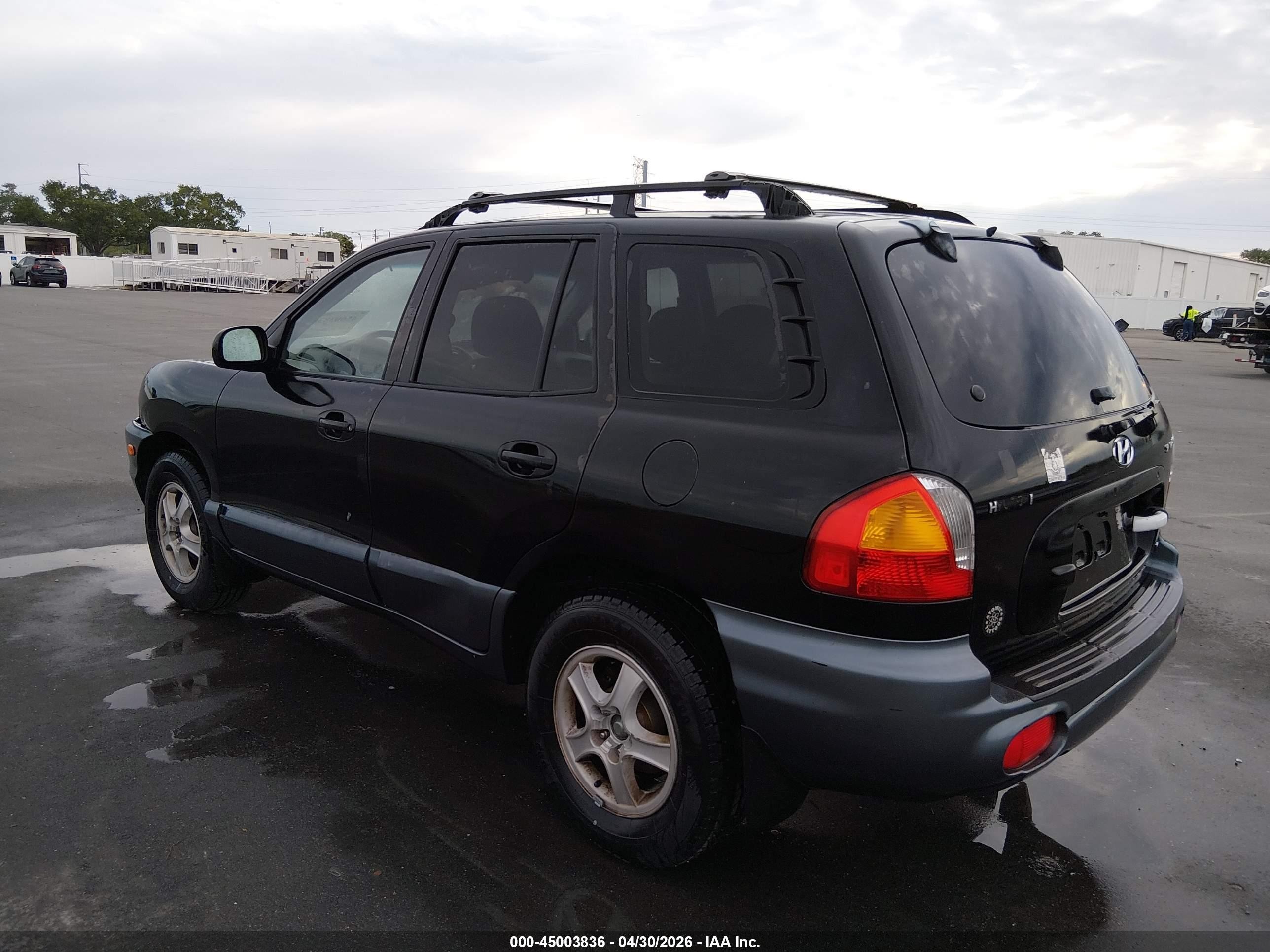 2002 Hyundai Santa Fe Gls/lx Black vin: KM8SC13D12U149643