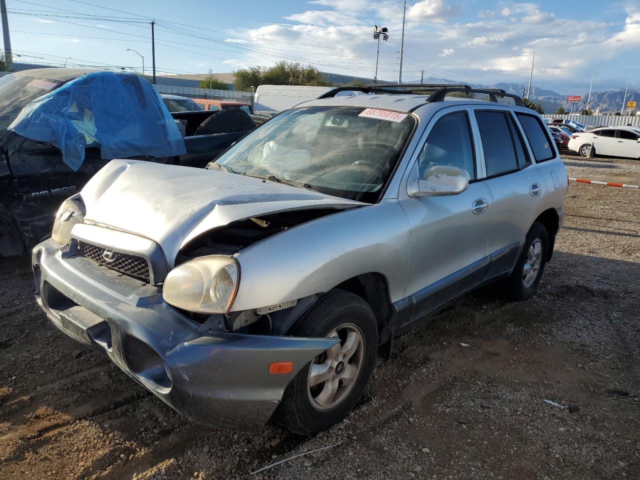 2002 Hyundai Santa Fe Gls Silver vin: KM8SC13D12U176132