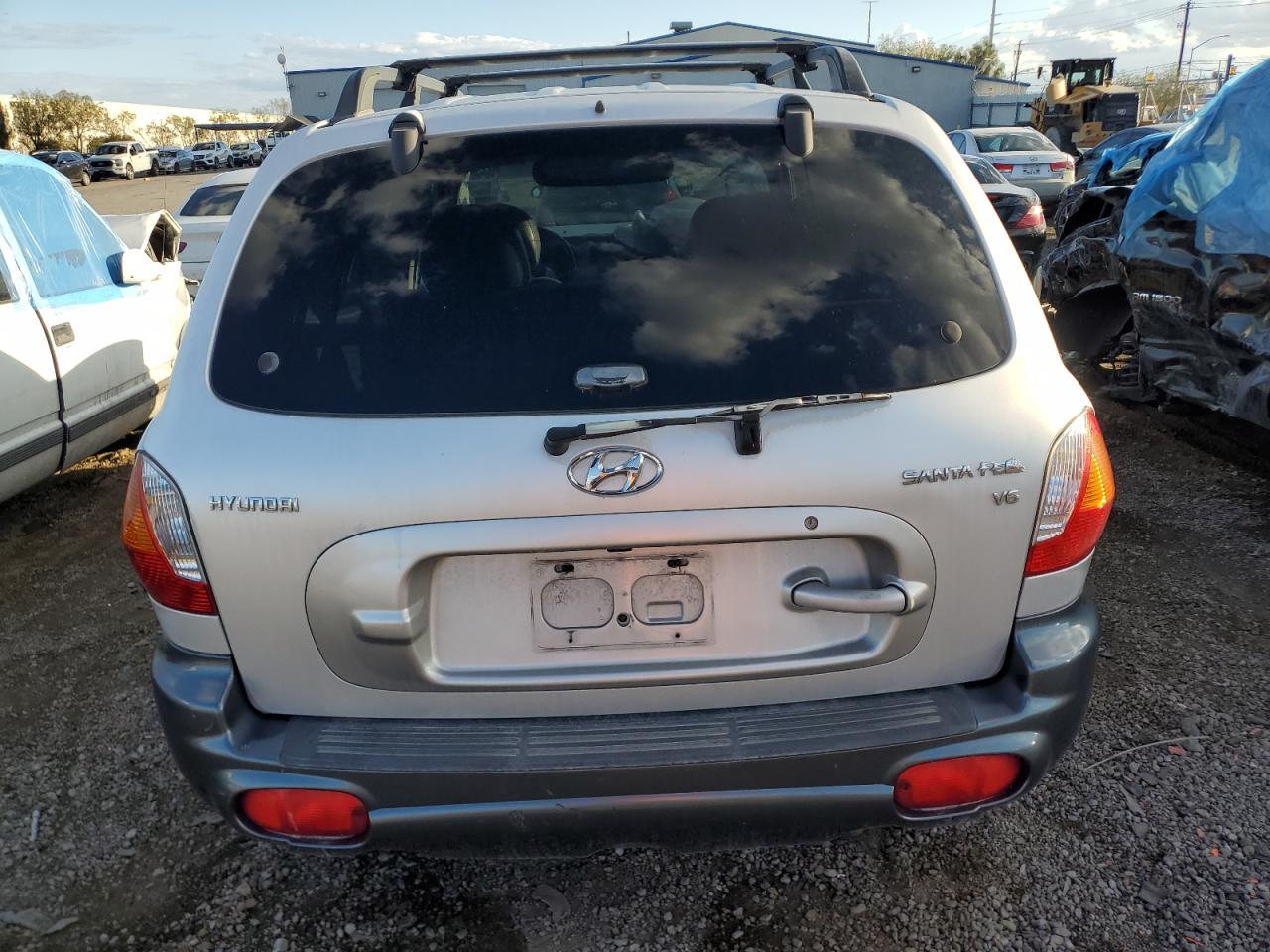 2002 Hyundai Santa Fe Gls Silver vin: KM8SC13D12U176132