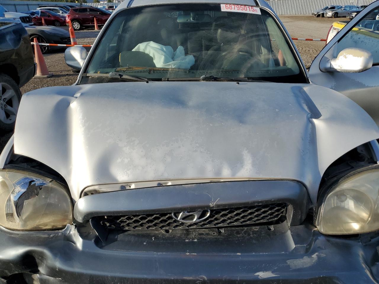 2002 Hyundai Santa Fe Gls Silver vin: KM8SC13D12U176132