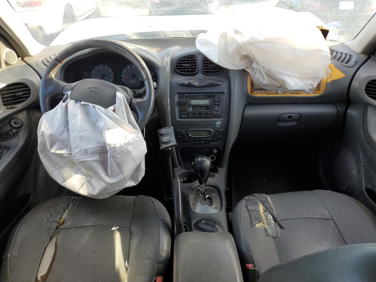 2002 Hyundai Santa Fe Gls Silver vin: KM8SC13D12U176132