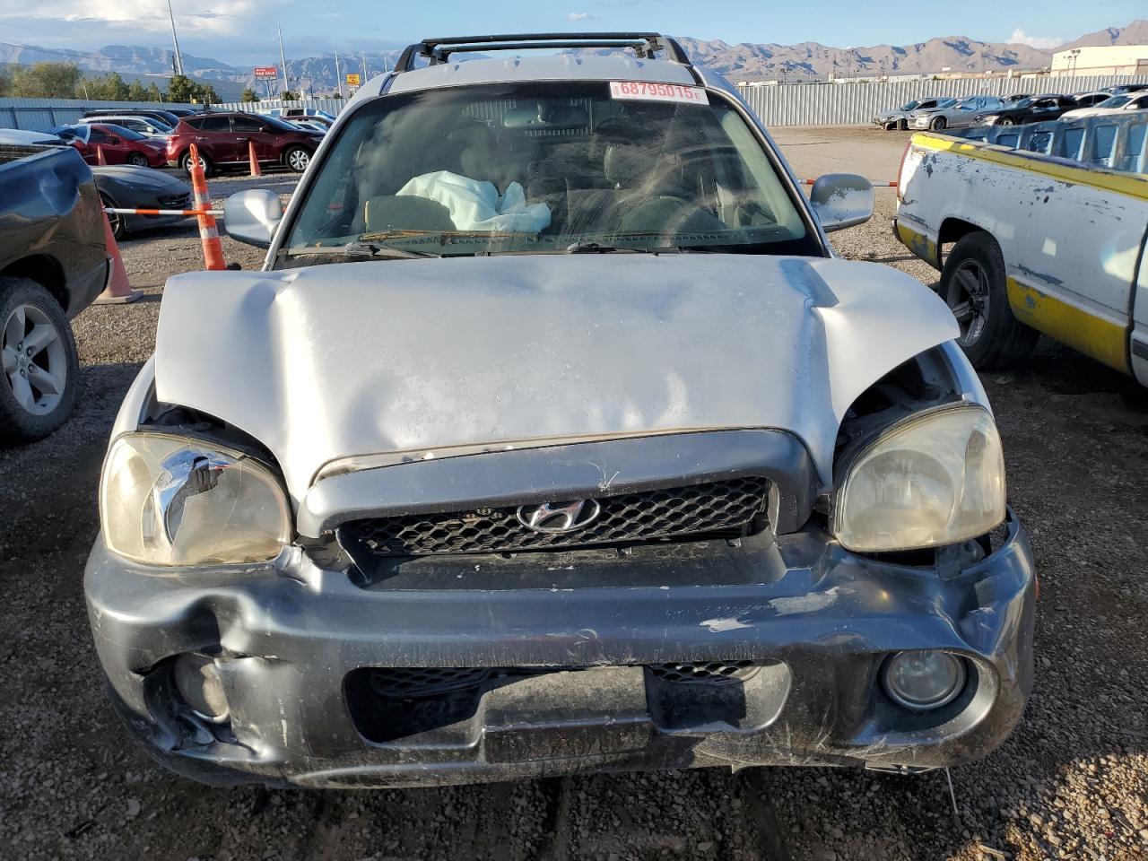 2002 Hyundai Santa Fe Gls Silver vin: KM8SC13D12U176132