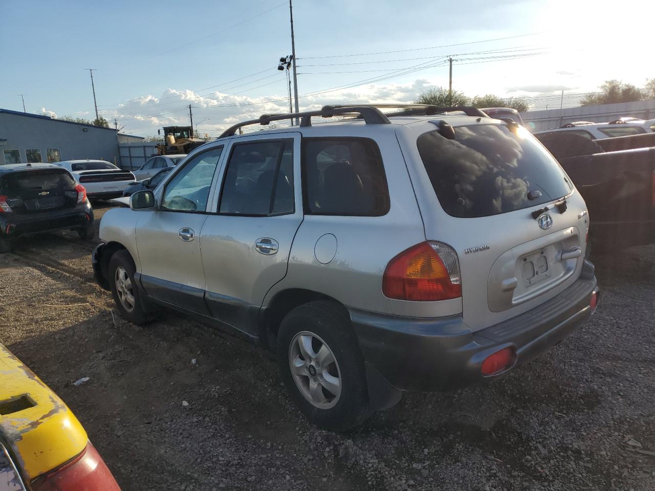 2002 Hyundai Santa Fe Gls Silver vin: KM8SC13D12U176132
